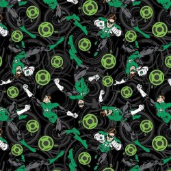GREEN LANTERN from CAMELOT FABRICS - CORE ENERGY
