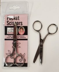 POCKET SCISSORS FROM PAM DAMOUR WITH ROUNDED ENDS