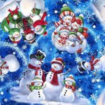 SNOWMAN HOLIDAY FROM QT FABRICS