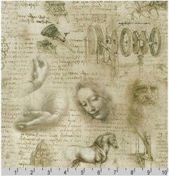 LEONARDO DA VINCI from ROBERT KAUFMAN - SKETCHES & HANDWRITING