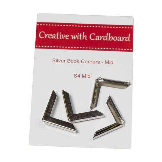 SILVER BOOK CORNERS MEDIUM (4) BY RINSKE STEVENS DESIGN