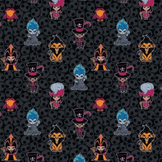 DISNEY VILLIANS KAWAII FROM CAMELOT FABRICS