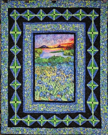 WILD IRIS QUILT KIT