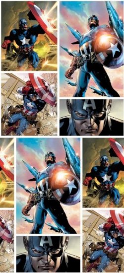 MARVEL SUPERHEROES from SPRINGS CREATIVE - CAPTAIN AMERICA