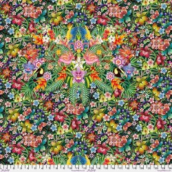 RISING JUNGLE BY CATALINA ESTRADA FOR FREE SPIRIT FABRICS