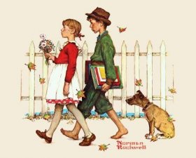 NORMAN ROCKWELL FROM DAVID TEXTILES