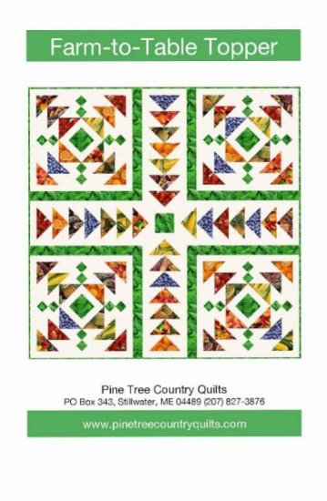 Farm-to-Table Topper & quilt pattern