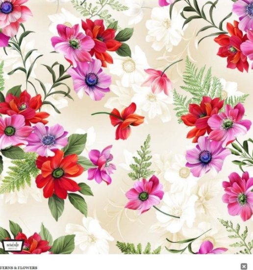 FLORAL FANTASY FROM MICHAEL MILLER FABRICS