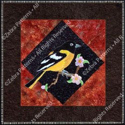 ZEBRA PATTERN BIRDS COLLECTION ORIOLE