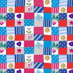 BIG HUGS from HENRY GLASS - MINI PATCHWORK QUILT BLOCKS