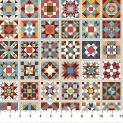 BARN QUILTS BY STEVE BAKER FOR NORTHCOTT FABRICS