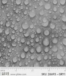RAINDROPS FROM P&B TEXTILES