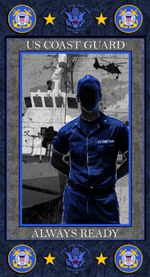 MILITARY PANEL PRINTS FROM SYKEL - COAST GUARD