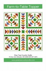 Farm-to-Table Topper & quilt pattern