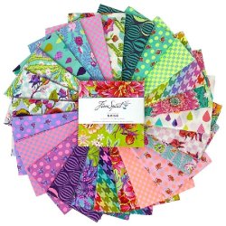 UNTAMED BY TULA PINK FOR FREE SPIRIT PRE-CUT 10 INCH SQAURES