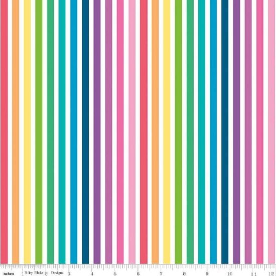 MAKE RAINBOW STRIPE FROM RILEY BLAKE