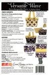 VERSATILE WAVE BAG PATTERN BY RUTHANN STILWELL FROM SUSAN ROONEY