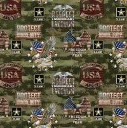 ARMY CAMO FLAG MILITARY PRINTS FROM SYKEL