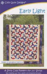 EARLY LIGHT PATTERN FROM COZY QUILT DESIGNS 5 SIZES