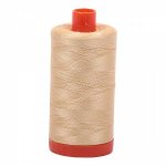 AURIFIL MAKO COTTON THREAD SOLID - A6001 - 50WT 1422YDS