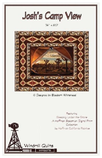 JOSH\\\'S CAMP VIEW QUILT PATTERN FROM WINDMILL QUILTS