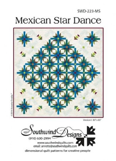 MEXICAN STAR DANCE QUILT PATTERN FROM SOUTHWIND DESIGNS