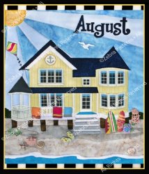 HOLIDAY HOUSE MONTH: AUGUST BY DEBRA GABEL FROM ZEBRA