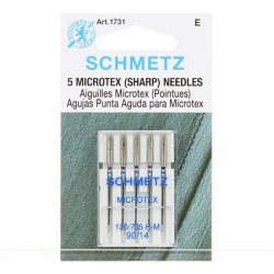 SCHMETZ NEEDLES - MICROTEX SHARP