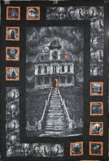 Wicked Haunted House Quilt Kit