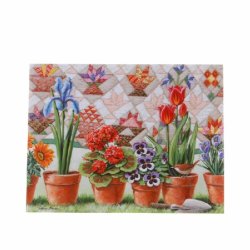 FLOWER POTS NOTE CARDS BY REBECCA BARKER FROM IT TAKES TWO