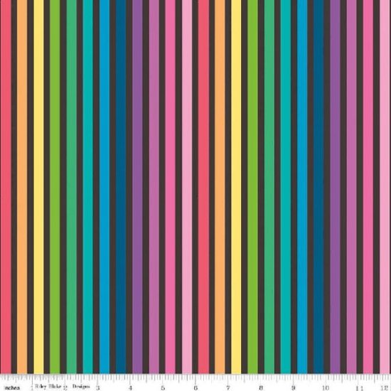 MAKE RAINBOW STRIPE FROM RILEY BLAKE