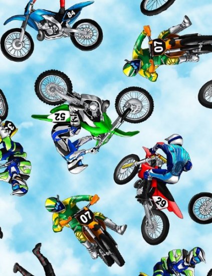 MOTOCROSS BIKES FROM TIMELESS TREASURES