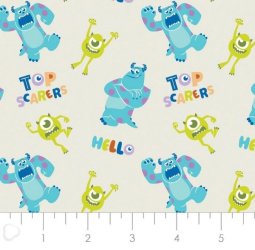 MONSTERS INC FROM CAMELOT FABRICS