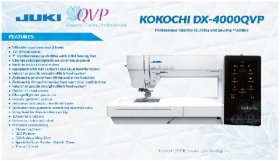 JUKI KOKOCHI DX-4000QVP