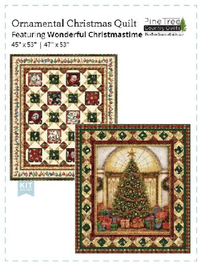 ORNAMNETAL CHRISTMAS PATTERN FROM PINE TREE COUNTRY QUILTS