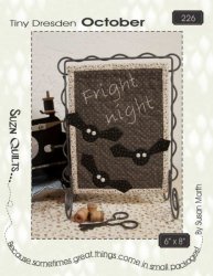 Tiny Dresden MINATURE APPLIQUE PROJECT - PATTERN & BUTTONS