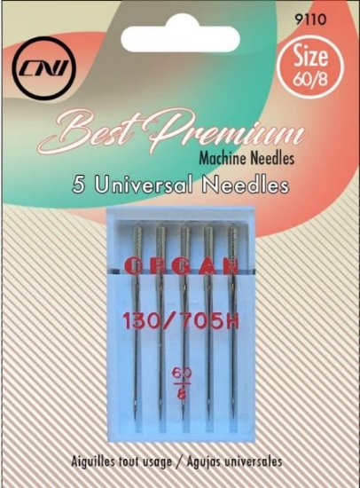 ORGAN Best Premium Machine Needles UNIVERSAL 5 Piece