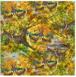 THROUGH THE FOREST LIGHT BY ABRAHAM HUNTER FROM 3 WISHES FABRICS