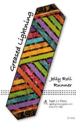 GREASED LIGHTNING JELLY ROLL RUNNER BY TIGER LILY PRESS
