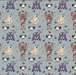 CHARACTER HALLOWEEN III FROM CAMELOT FABRICS