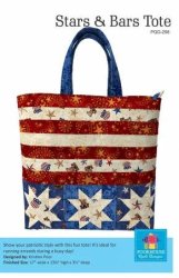 STARS & BARS TOTE FROM POORHOUSE QUILT DESIGNS