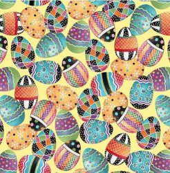 EASTER FUN from HENRY GLASS - TOSSED EGGS