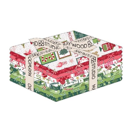 KIMBERBELL A QUILTY LITTLE CHRISTMAS FAT QUARTER 9 PACK BUNDLE