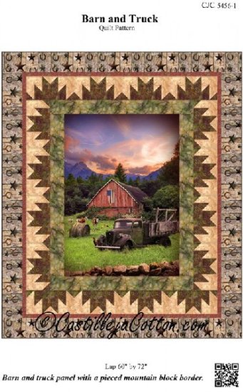 BARN AND TRUCK QUILT PATTERN FROM CASTILLEJA COTTON