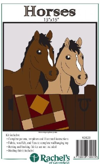 HORSES WALL QUILT FROM RACHEL\\\'S OF GREENFIELD