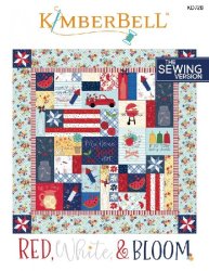 RED WHITE AND BLOOM QUILT PATTERN - SEWING VERSION