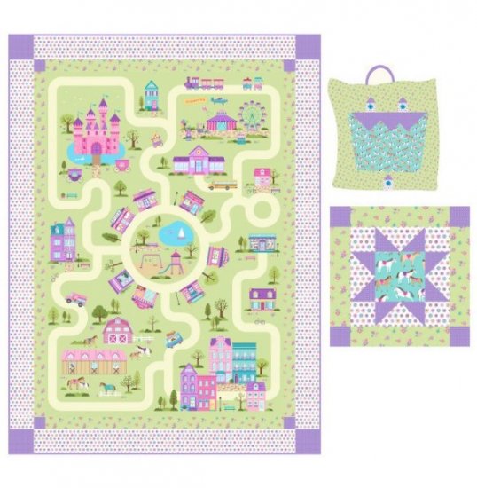 ONCE UPON A TIME ON-THE-GO PLAY SET DREAMLAND PATTERN