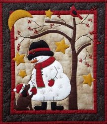 FROSTY & FRIENDS WALL QUILT FROM RACHEL'S OF GREENFIELD