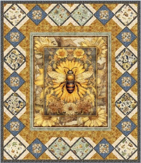 QUEEN BEE QUILT KIT PATTERN FROM PINE TREE COUNTRY QUILTS