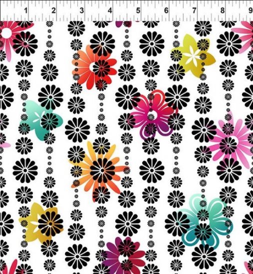 GROOVY GARDEN BY JASON YENTER FROM IN THE BEGINNING FABRICS